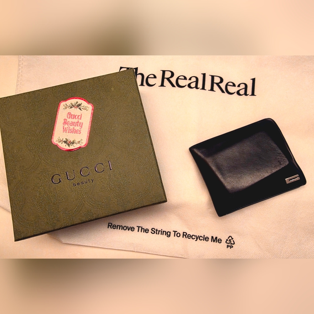 Men's Gucci Wallet - Black Leather